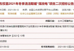 大慶快訊：山東、山西、河北等地12個清潔取暖項目招采公告！